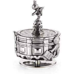 Royal Selangor Hand Finished Bunnies' Day Out Collection Pewter Piccadilly Circus Music Carousel Gift