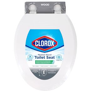 مقعد مرحاض خشبي طويل من كلوركس مع مفصلات سهلة الخلع وتصميم خالٍ من الاهتزاز in Kuwait