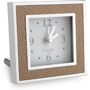 ساعة منبه مطلية بالفضة من أديسون روس شاجرين ساند in Kuwait