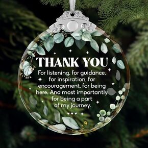 Thank You Gifts, Appreciation Gifts for Women, Men, Boss, Teacher, Nurse, Daycare - Retirement Gifts, Farewell Gifts, Goodbye, Going Away Gifts, Leaving Gifts for Women, Coworker, Friends Ornament