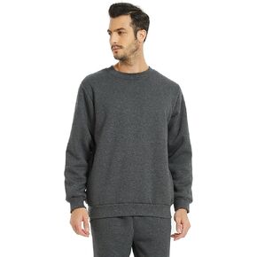 Men's Big and Tall Sherpa Sweatshirts Fleece Pullover Plus Size Tops Crewneck Xl-9Xl Winter Jumper