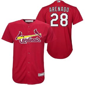Nolan Arenado St. Louis Cardinals MLB Kids 4-7 Red Alternate Player Jersey