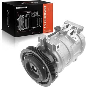 A-Premium A/C Compressor with Clutch Compatible with Chrysler PT Cruiser 2.4L 2001-2009, Dodge Neon 2.0L 2000-2002, Plymouth Neon 2.0L 2000-2001