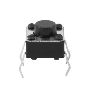 Tactile Tact Push Button Switch, 100pcs Momentary Micro Tact Switch, with High Accuracy Mechanism Designs, for Printing Circuit Board