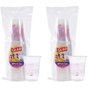 Glad for Kids Disney Princess “Magic is in All of Us" 9oz Paper Cups | Disney Princess Paper Cups, Kids Snack Cups | Kid-Friendly Paper Cups for Everyday Use, 9oz Paper Cups 24 Ct in Kuwait