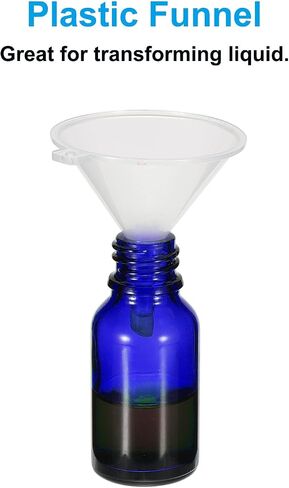 PATIKIL 15ml Glass Dropper Bottle, 24Pcs Leakproof Essential Oils Sample Liquid Perfume Container with Eye Dropper Funnel for Storage Home Travel, Green in Saudi Arabia