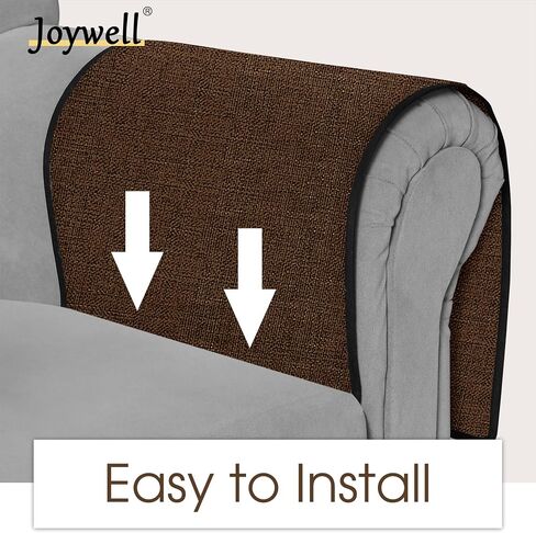 Joywell Sofa Armrest Organizer, Remote Control Holder for Recliner Couch, Arm Chair Caddy with 5 Pockets for Magazine, Tablet, Phone, iPad, Burgundy in Saudi Arabia