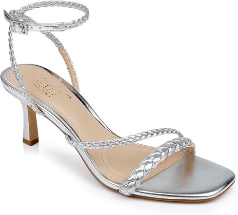 Jewel Badgley Mischka Helia Delicate Braided Sandal in Saudi Arabia