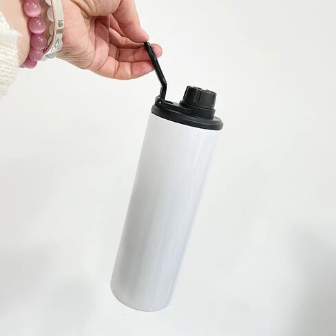 16oz Sports Water Bottle, Stainless Steel Water Bottle, Eco-Friendly Bottle,Leakproof Tumbler, Lock Lid, Insulated Tumbler, Durable Tumbler, Sublimation Bottle in Saudi Arabia
