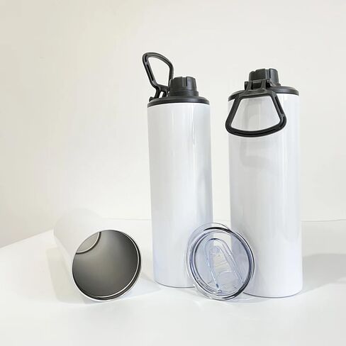 16oz Sports Water Bottle, Stainless Steel Water Bottle, Eco-Friendly Bottle,Leakproof Tumbler, Lock Lid, Insulated Tumbler, Durable Tumbler, Sublimation Bottle in Saudi Arabia