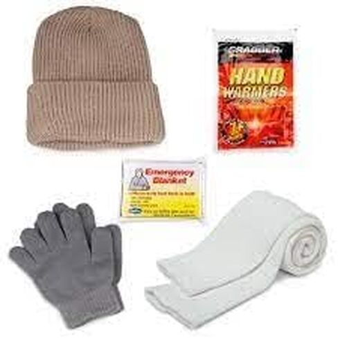 Emergency Winter Warmup Kit, Grey, Tan in Saudi Arabia