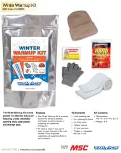 Emergency Winter Warmup Kit, Grey, Tan in Saudi Arabia