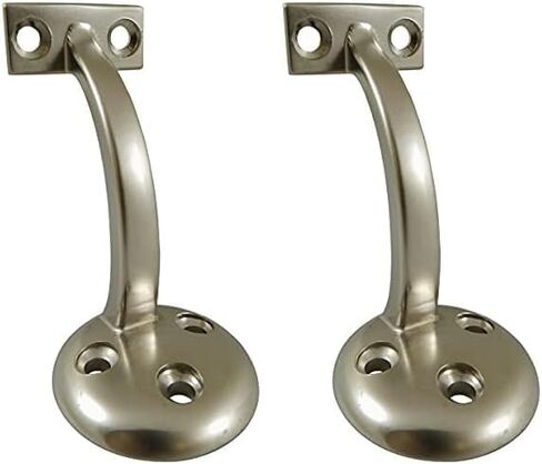 3-7/8" Heavy duty handrail bracket 3 hole flat black support de rampe robuste mat noir 3-7/8po in Saudi Arabia