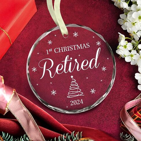 هدايا زينة التقاعد من BSQUIELE - هدايا زينة عيد الميلاد للتقاعد للنساء والرجال - هدايا المتقاعدين - التقدير، هدايا الوداع لزملاء العمل، الرئيس، المدير - السنة الجديدة، زينة شجرة عيد الميلاد in Kuwait