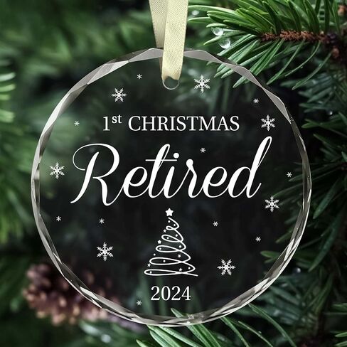 هدايا زينة التقاعد من BSQUIELE - هدايا زينة عيد الميلاد للتقاعد للنساء والرجال - هدايا المتقاعدين - التقدير، هدايا الوداع لزملاء العمل، الرئيس، المدير - السنة الجديدة، زينة شجرة عيد الميلاد in Kuwait