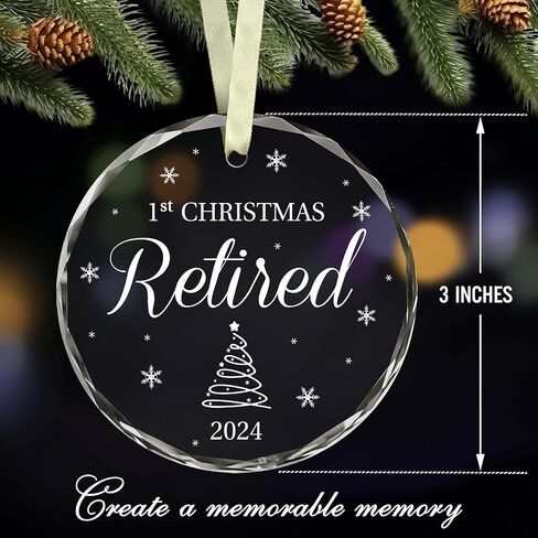 هدايا زينة التقاعد من BSQUIELE - هدايا زينة عيد الميلاد للتقاعد للنساء والرجال - هدايا المتقاعدين - التقدير، هدايا الوداع لزملاء العمل، الرئيس، المدير - السنة الجديدة، زينة شجرة عيد الميلاد in Kuwait