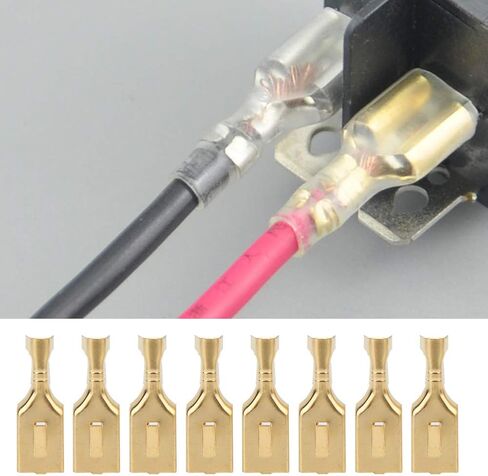 7.8Mm Female Quick Disconnect,100 Pcs Blade, Brass Plug and Pull Type Connector 8mm Female Spade Terminal with 7.92 Terminal 7.8mm in Saudi Arabia