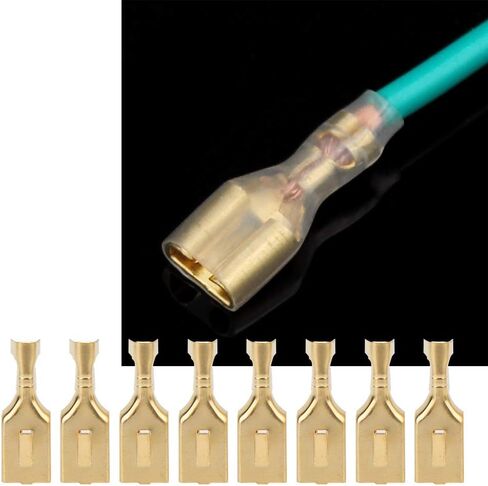 7.8Mm Female Quick Disconnect,100 Pcs Blade, Brass Plug and Pull Type Connector 8mm Female Spade Terminal with 7.92 Terminal 7.8mm in Saudi Arabia