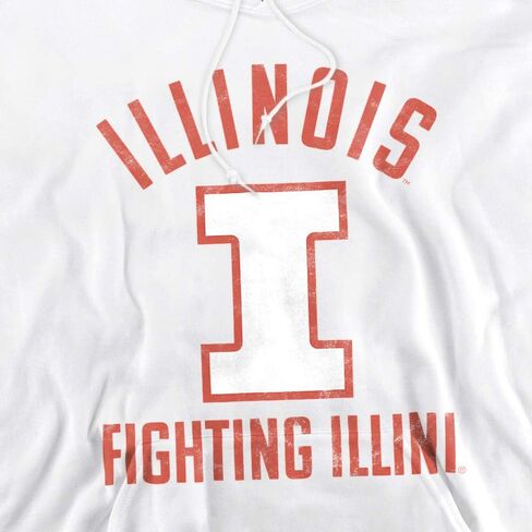 Official Uiuc Logo Unisex Adult Pull-Over Hoodie in Saudi Arabia
