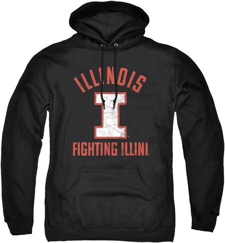 Official Uiuc Logo Unisex Adult Pull-Over Hoodie in Saudi Arabia