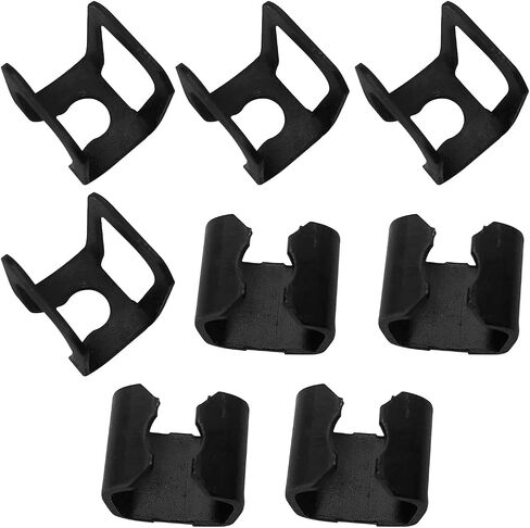 8 Pieces Jack Hoop Claw Clamp Clip, Floor Jack Spare Parts, Replacement Parts for Pittsburgh Floor Jack - Floor Jack Replacement Parts, Black in Saudi Arabia