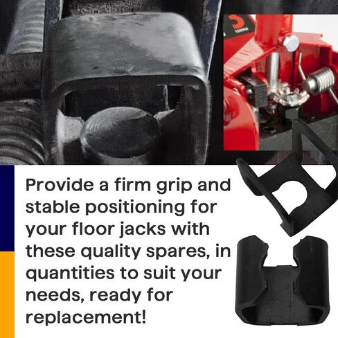 8 Pieces Jack Hoop Claw Clamp Clip, Floor Jack Spare Parts, Replacement Parts for Pittsburgh Floor Jack - Floor Jack Replacement Parts, Black in Saudi Arabia