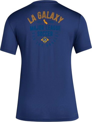 adidas Women's La Galaxy Short Sleeve Pre-Game T-Shirt in Saudi Arabia