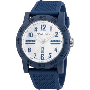 Nautica N83 Men's NAPATS301 Ayia Triada Blue Wheat PU Fiber Strap Watch