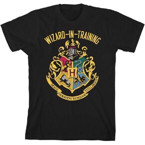 HARRY POTTER Boys Wizard in Training Navy Heather Tee