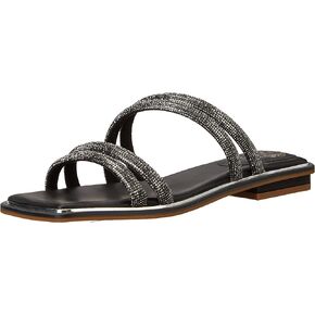 Vince Camuto Women's Peomi Crystal Strap Sandal Slide