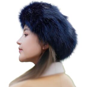 Wander Agio Women Winter Warm Hollow Beanies Photo Caps Wool Fuffy Beanie Without Top Hats
