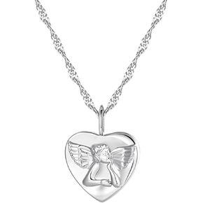 إلى الأبد متحمس القلب تشروب الملاك ميدالية قلادة قلادة | بيبي - ملاك رافايلو | 16.5 بوصة +2 بوصة in Kuwait