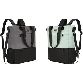 حقيبة ظهر CYURAYY قابلة للتحويل، حقيبة كمبيوتر محمول للنساء، حقيبة نهارية مقاومة للماء، حقيبة مدرسية يوم الأحد غير رسمية للعمل والكمبيوتر والمدرسة تناسب الكمبيوتر المحمول والكمبيوتر اللوحي مقاس 15.6 بوصة in Kuwait