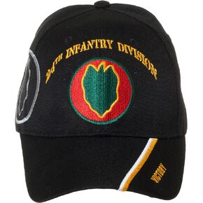 Officially Licensed US Army Infantry Division Black Embroidered Baseball Cap - Multiple Divisions Available!