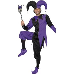 Smiffy's Men's Medieval Jester Costume Top