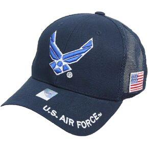 US AIR Force Baseball Cap US Flag USAF Military CAMO Official Licensed Trucker Cotton