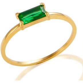 JINHUI Simple Minimalist Heart Finger Rings for Women Wedding Engagement Statement Jewelry
