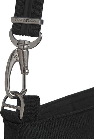 Travelon Metro Anti-Theft Saddle Crossbody, Black in Saudi Arabia