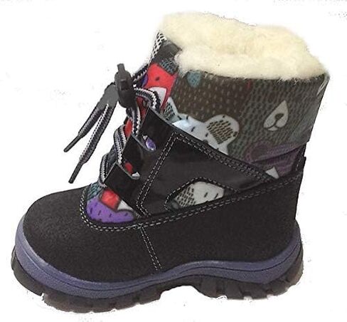 Skorohod Orthopedic Boots 13-651/652 Autumn Winter Cold Weather Outdoor Shoes for Boys and Girls - Genuine Leather - Natural Wool - Slip Resistant 12 in Saudi Arabia