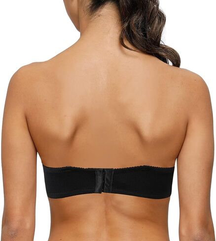 Women's Strapless Push Up Thick Padded Bra with Convertible Clear Straps Underwired Lift Up Supportive T-Shirt Bras in Saudi Arabia