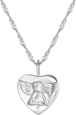 إلى الأبد متحمس القلب تشروب الملاك ميدالية قلادة قلادة | بيبي - ملاك رافايلو | 16.5 بوصة +2 بوصة in Kuwait