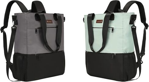 حقيبة ظهر CYURAYY قابلة للتحويل، حقيبة كمبيوتر محمول للنساء، حقيبة نهارية مقاومة للماء، حقيبة مدرسية يوم الأحد غير رسمية للعمل والكمبيوتر والمدرسة تناسب الكمبيوتر المحمول والكمبيوتر اللوحي مقاس 15.6 بوصة in Kuwait