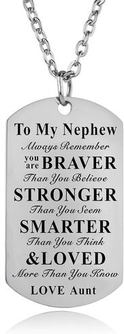 YEEQIN هدايا ملهمة لابن أخي من العمة العم بنين مجوهرات للبنات قلادة علامة الكلب in Kuwait