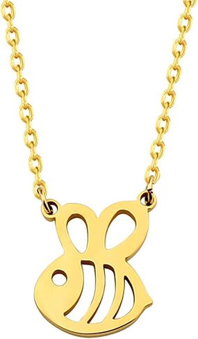 bobauna Bumble Bee Pendant Necklace Honeybee Insect Jewelry Gift For Beekeeper Bee Lover Gardener in Saudi Arabia