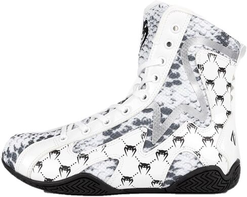 Venum White Snake Boxing Shoes - White in Saudi Arabia