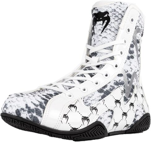 Venum White Snake Boxing Shoes - White in Saudi Arabia