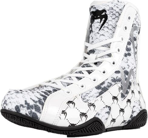 Venum White Snake Boxing Shoes - White in Saudi Arabia