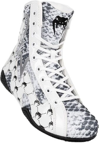 Venum White Snake Boxing Shoes - White in Saudi Arabia