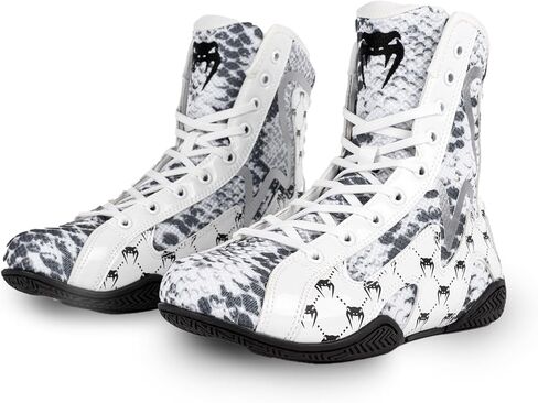 Venum White Snake Boxing Shoes - White in Saudi Arabia