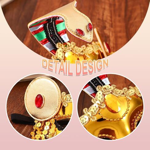 BODIY Egyptian Snake Masquerade Mask Gold Queen Costume Mask Medusa Eyemask Greek Roman Theme Party Half Mask Accessory for Halloween Rave in Saudi Arabia